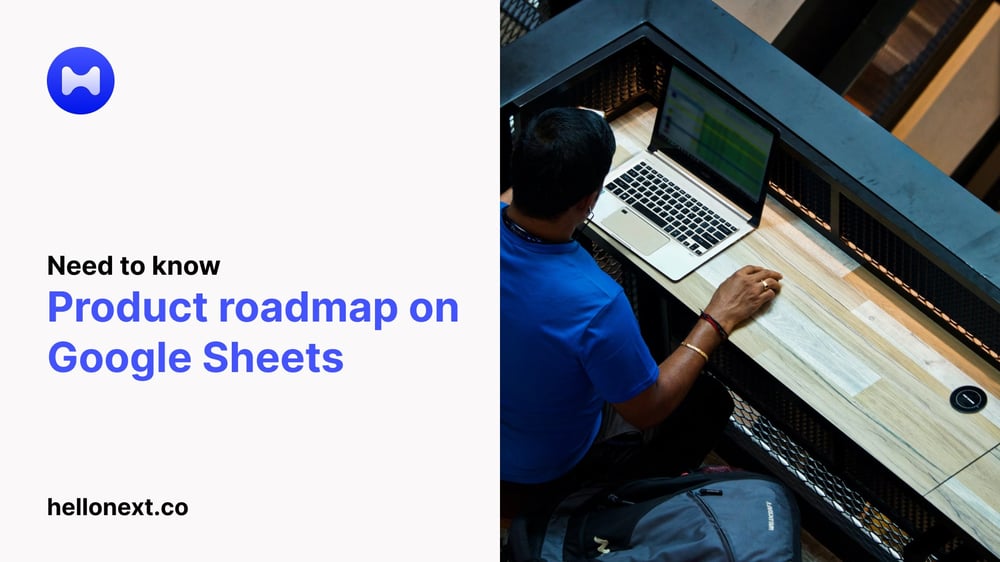 Roadmap template on Google Sheets (Make a copy)