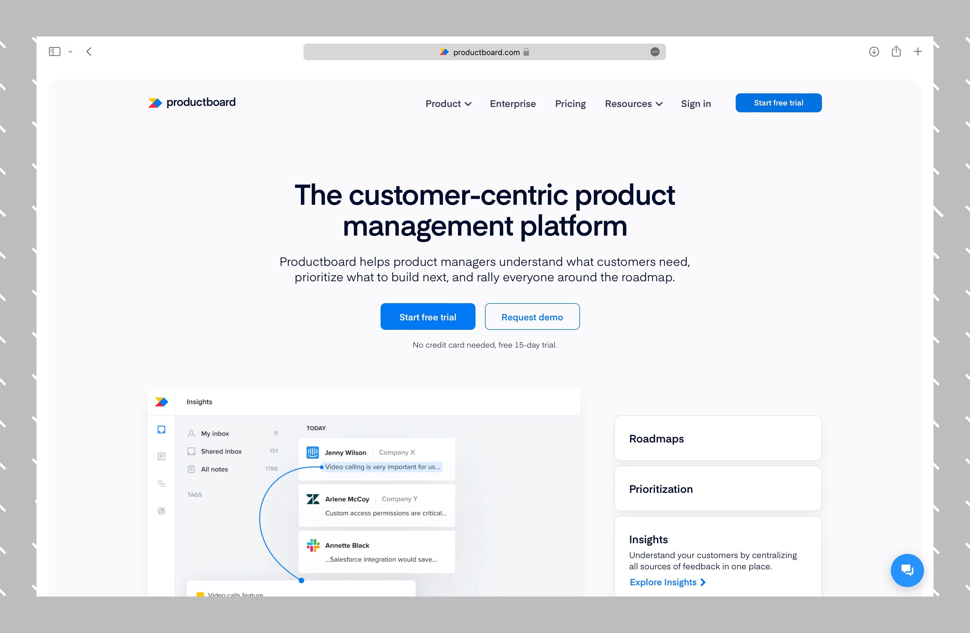 Productboard is the best Canny Alternative