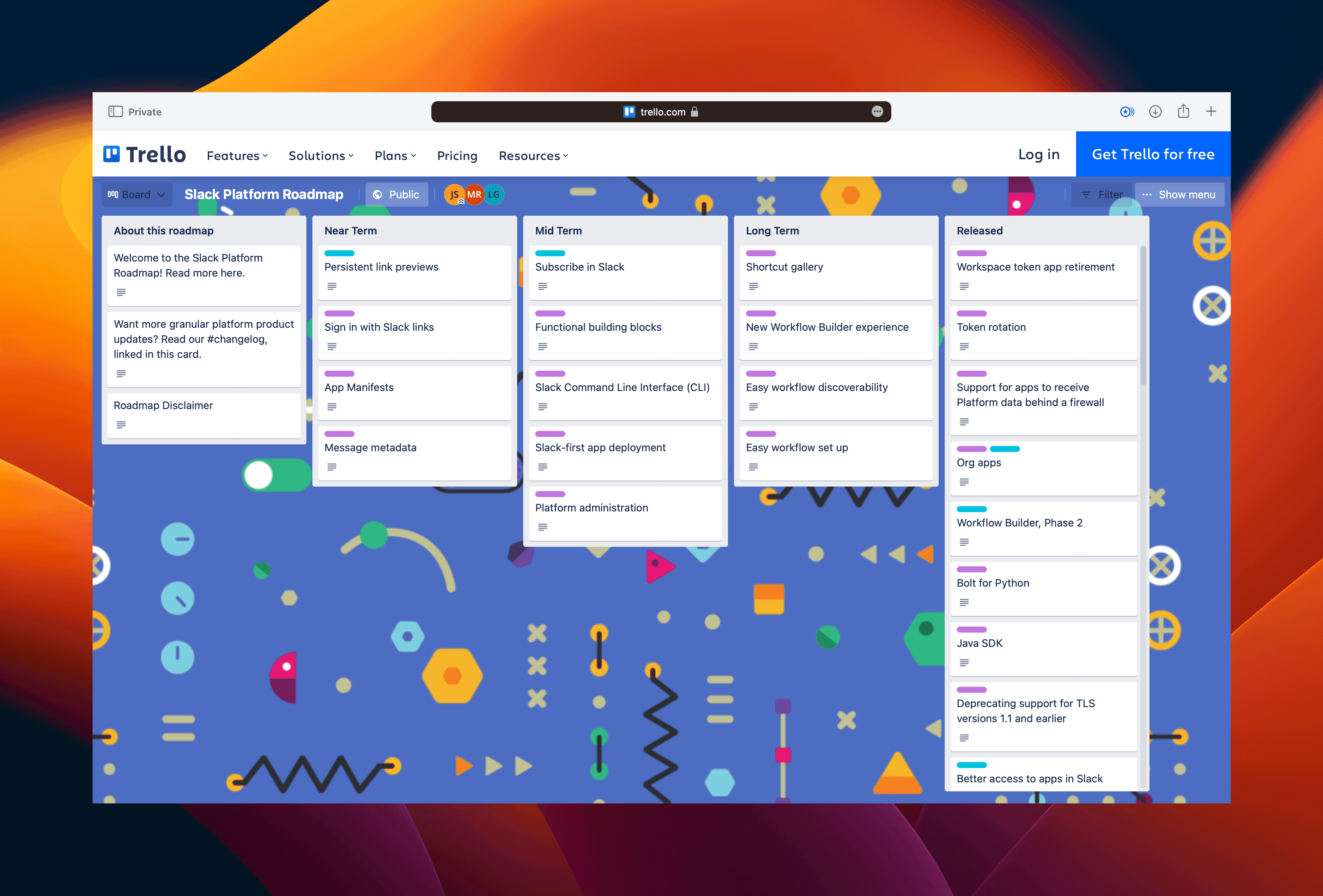 Slack app product roadmap