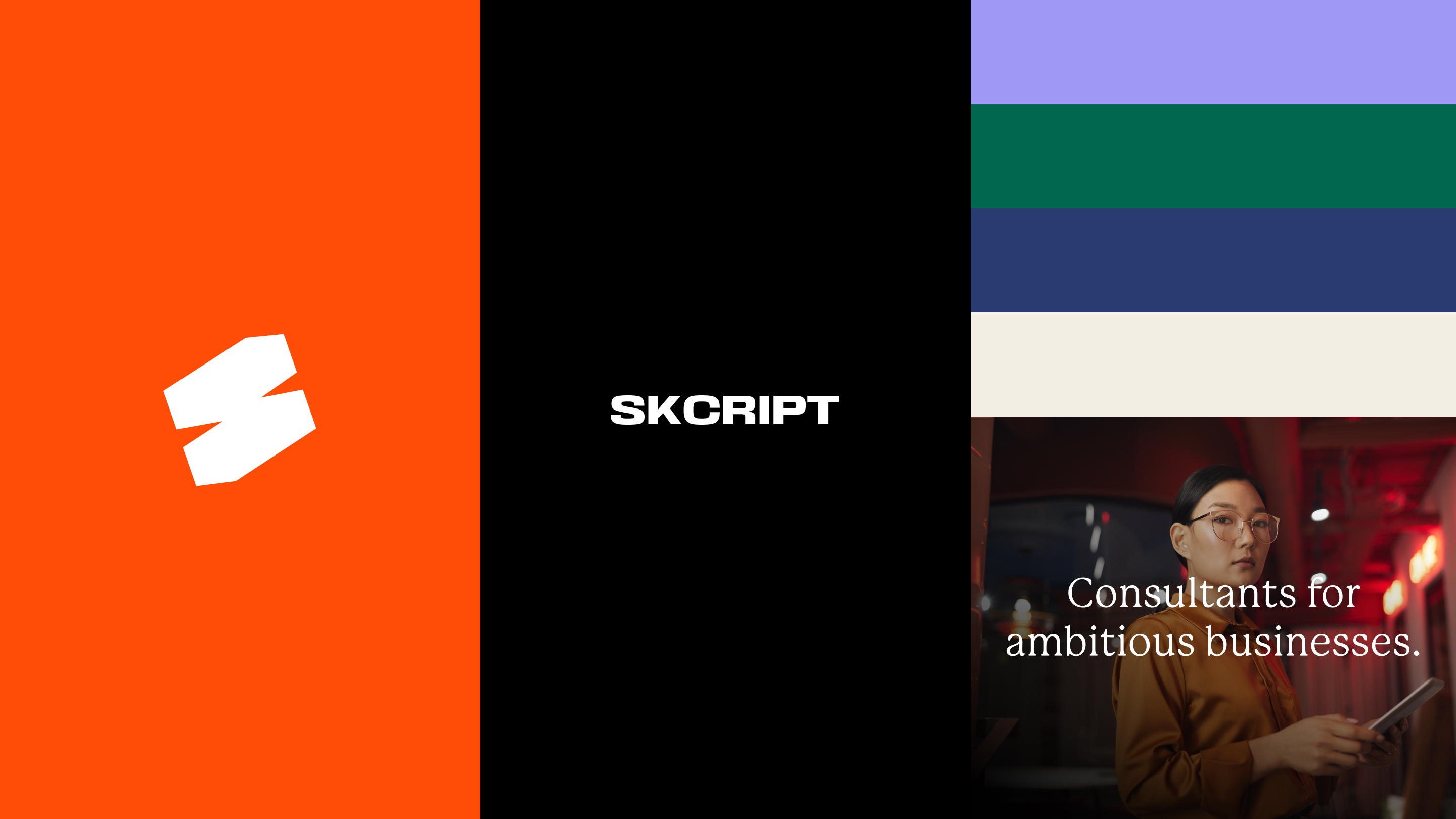 Skcript's new brand identity