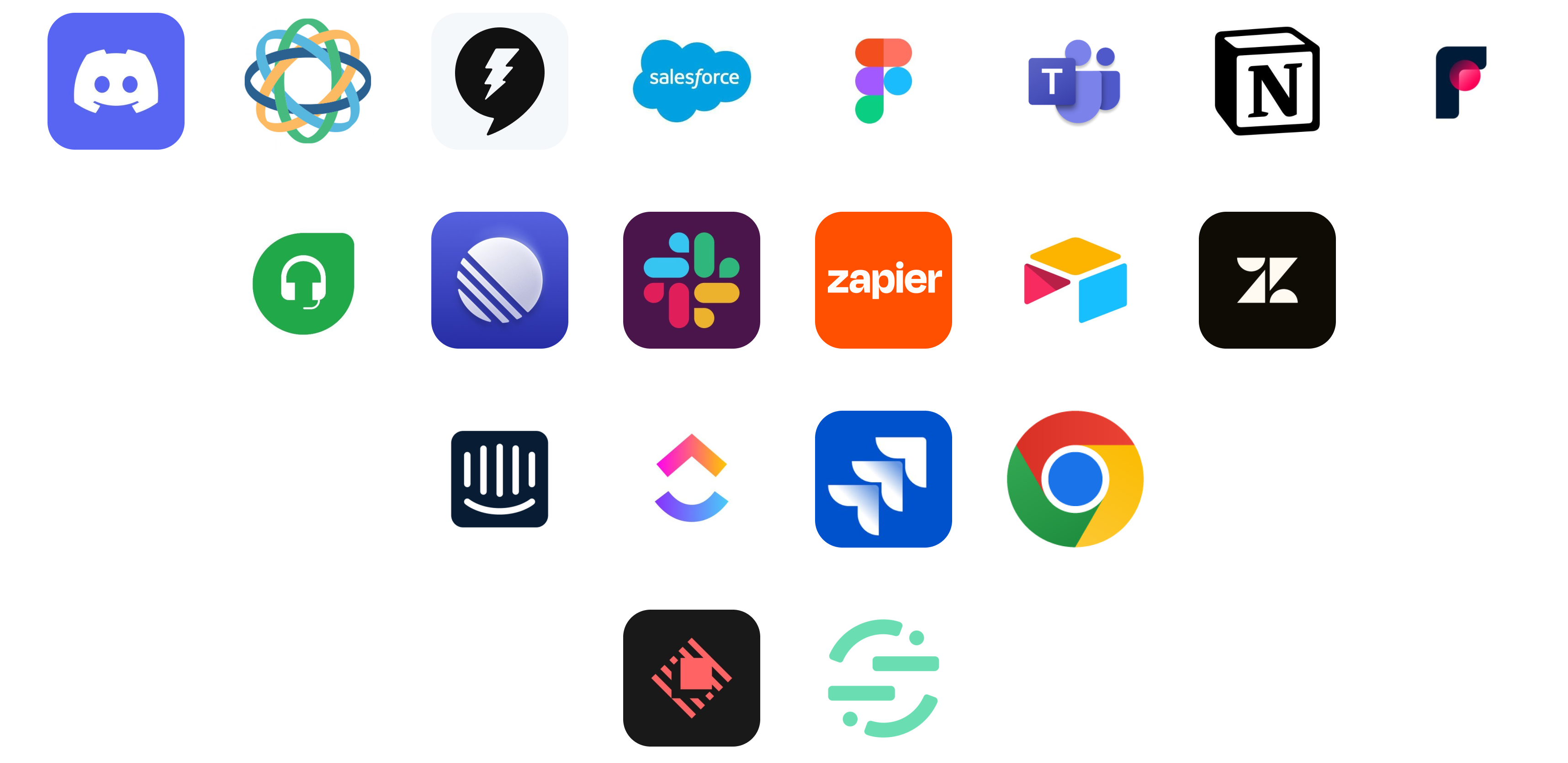FeatureOS integrations with Slack, JIRA, and Intercom for feedback collection