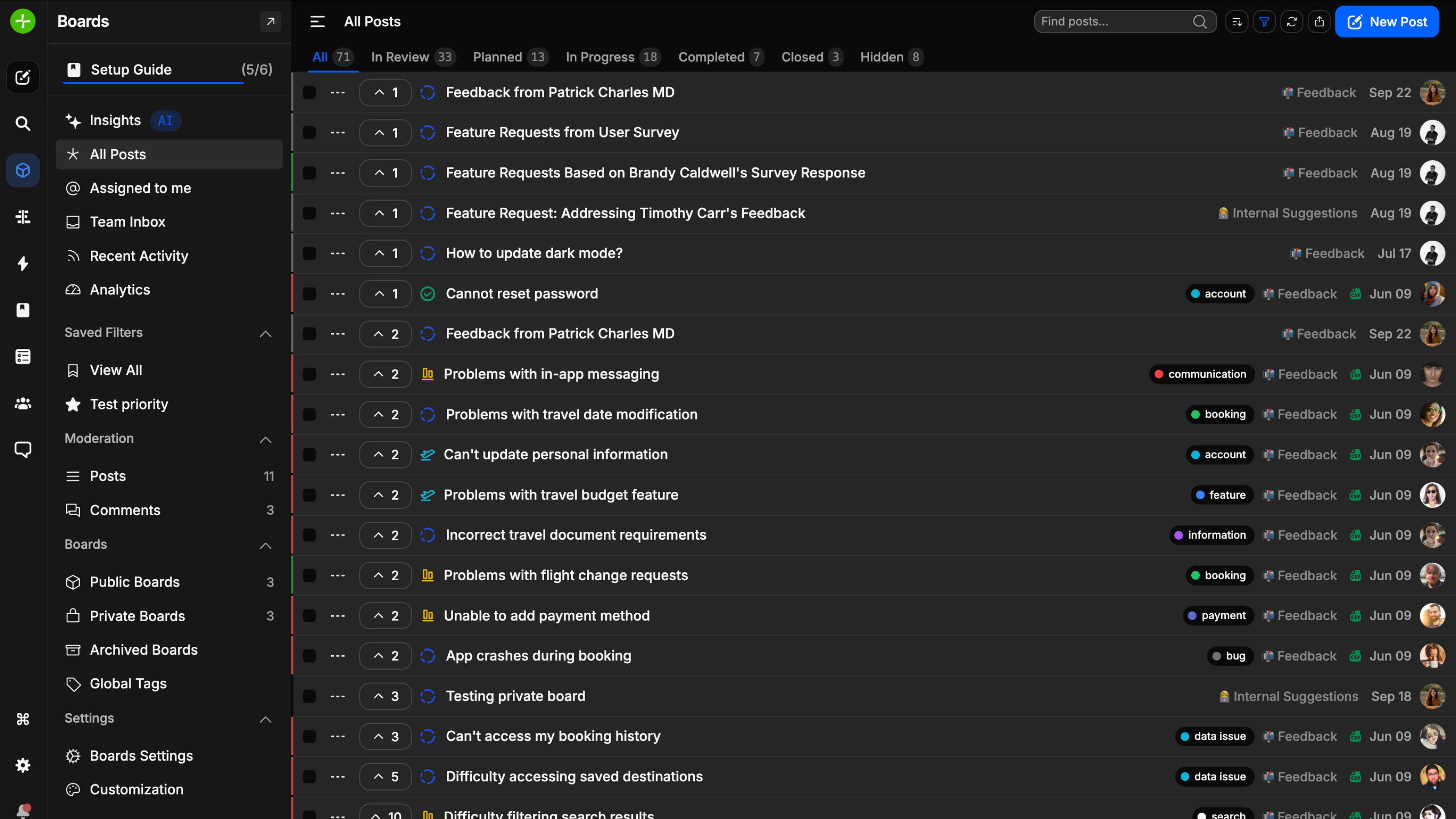 FeatureOS Interface Preview