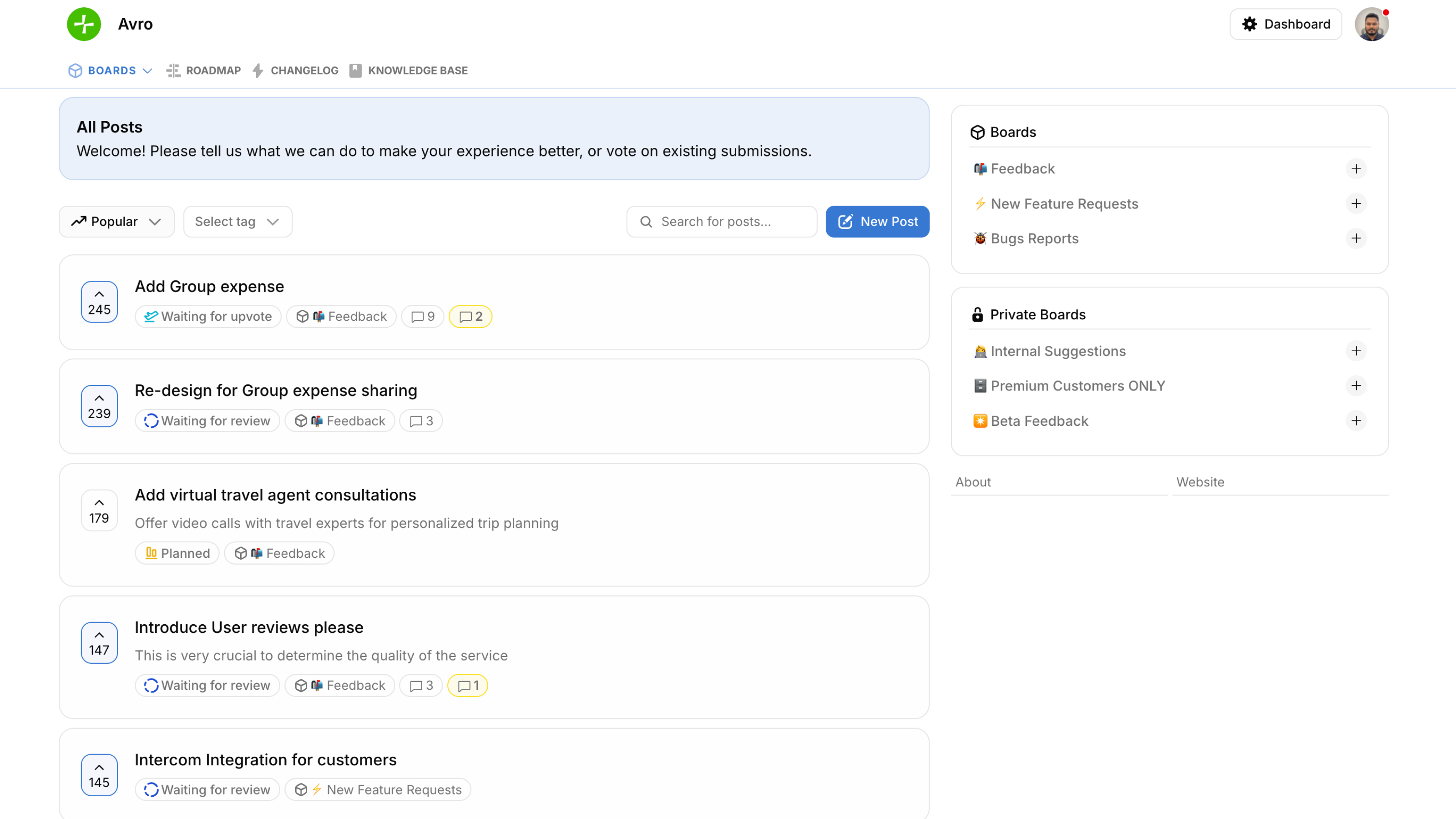 FeatureOS Interface Preview