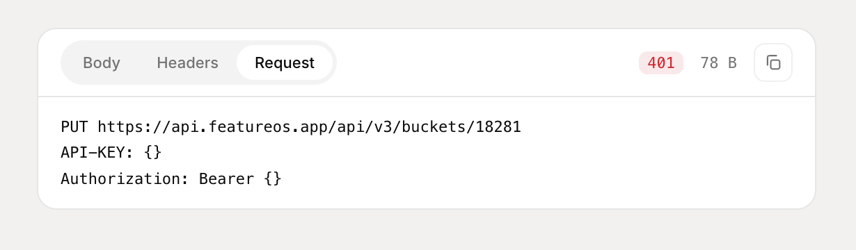 Preview bug: secret placeholders collapsed to empty braces