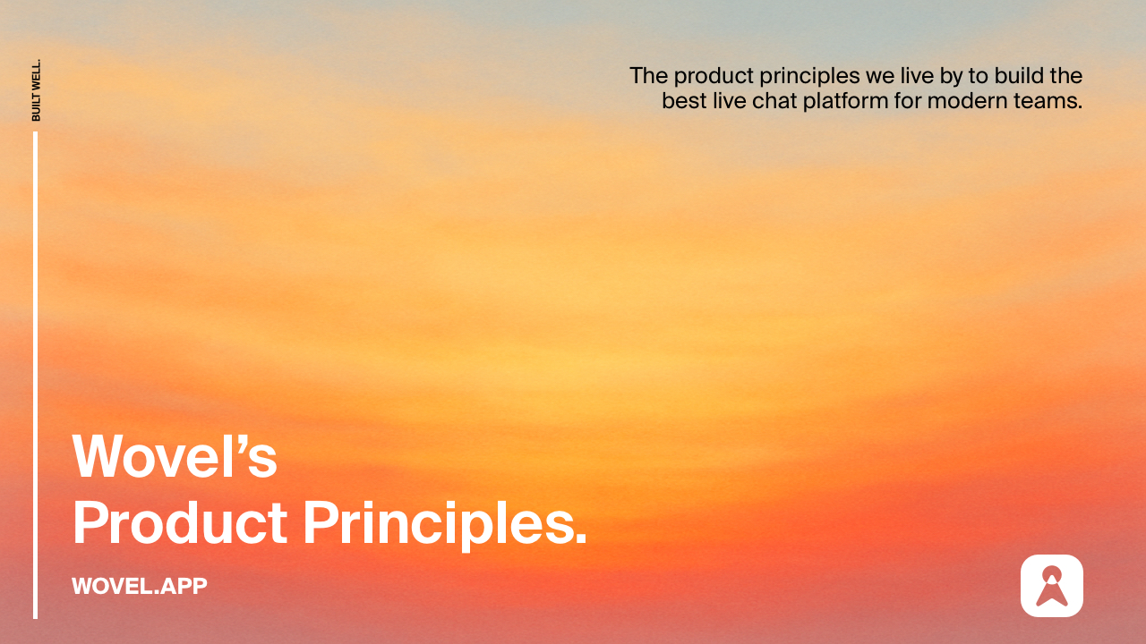 Wovel Product Principles - Featured image